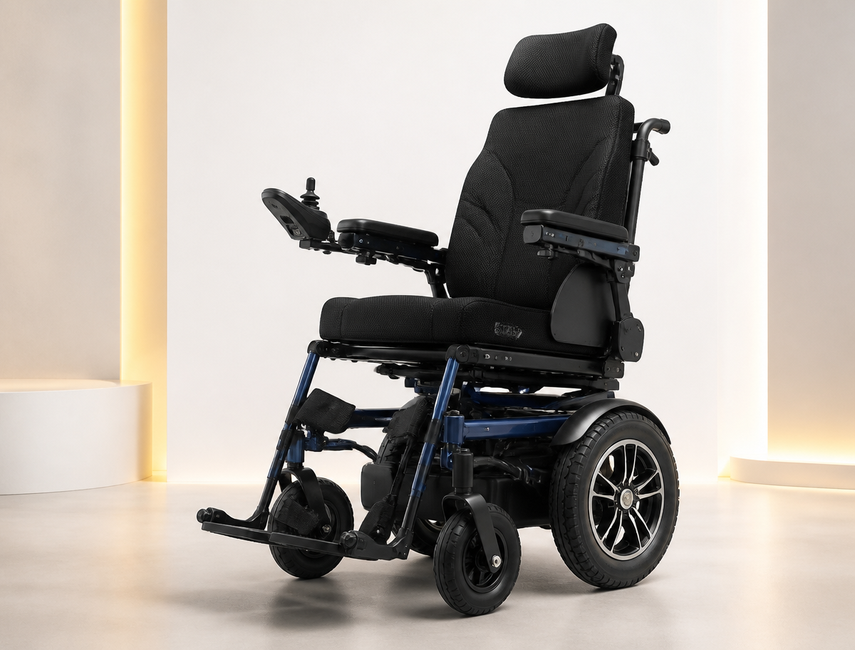 Cadeira de rodas motorizada com manutenção especializada